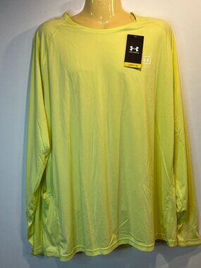 Under Armour Men's Fish Elite Crew LS Shirt - Size 2XL - NWT $55